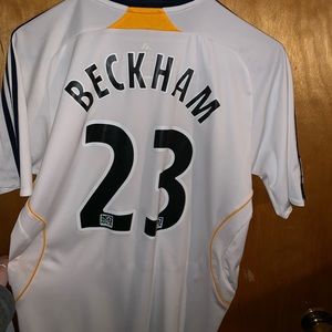 LA Galaxy David Beckham Adidas Jersey